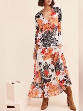 Free People Moroccan Roll Maxi - Double Layered. size small